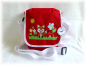 Preview: Fuxis Kindergartentasche Fuchs auf Wiese rot