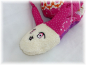 Preview: Baby-Bettschlange pink weiß